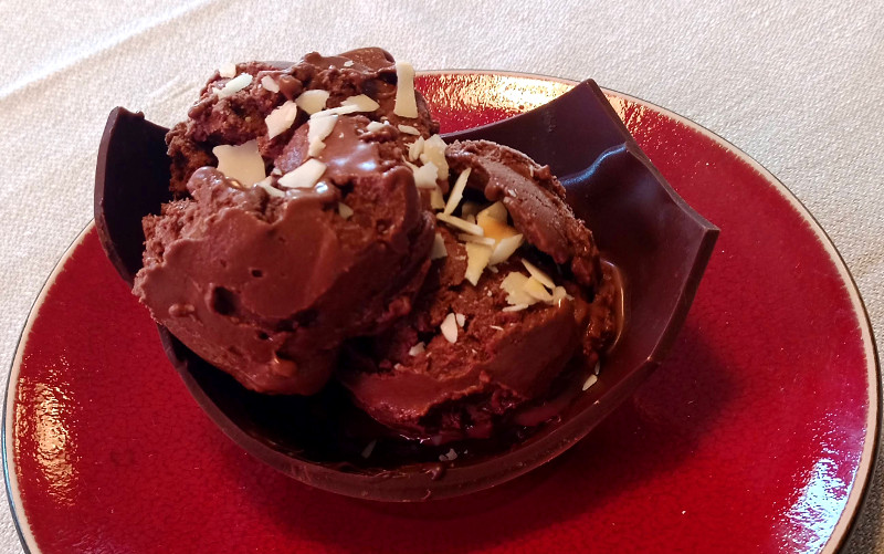 dark chocolate gelato