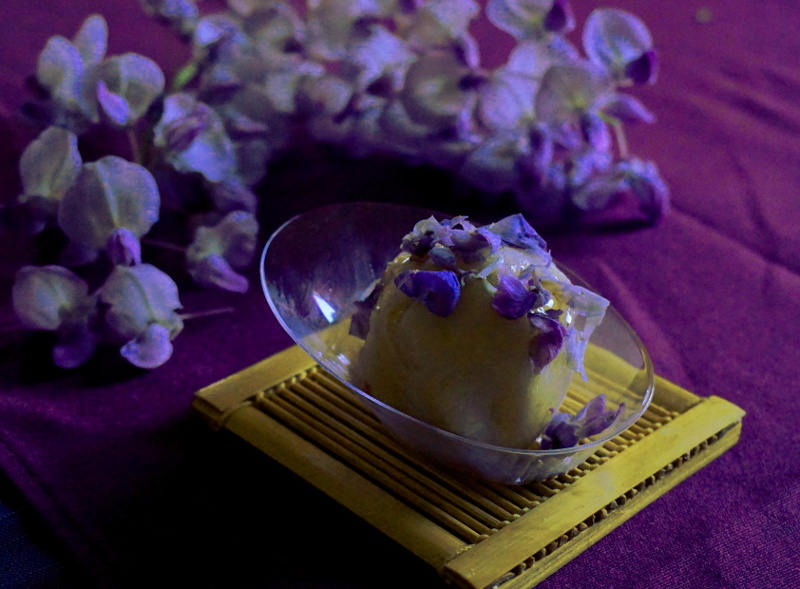 pear sorbet with balsamic